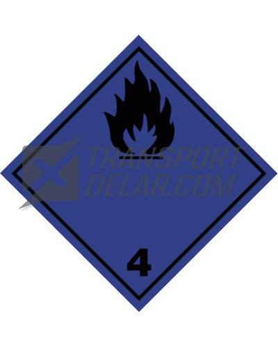 Varningsetikett 4.3 Brandfarlig gas