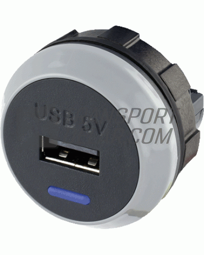 USB uttag 12/24V, 1-port
